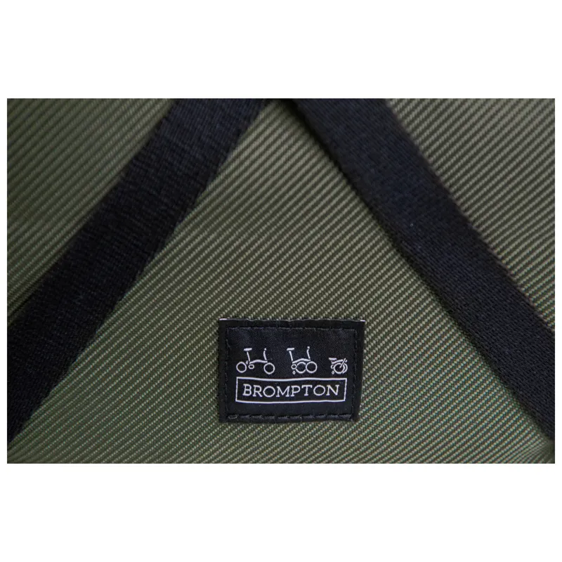 Brompton Borough Roll Top Bag Medium in Olive-4